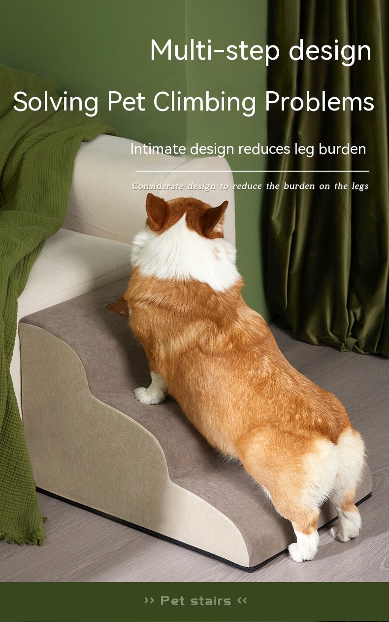 Gentle Years Cushioned Pet Stairs
