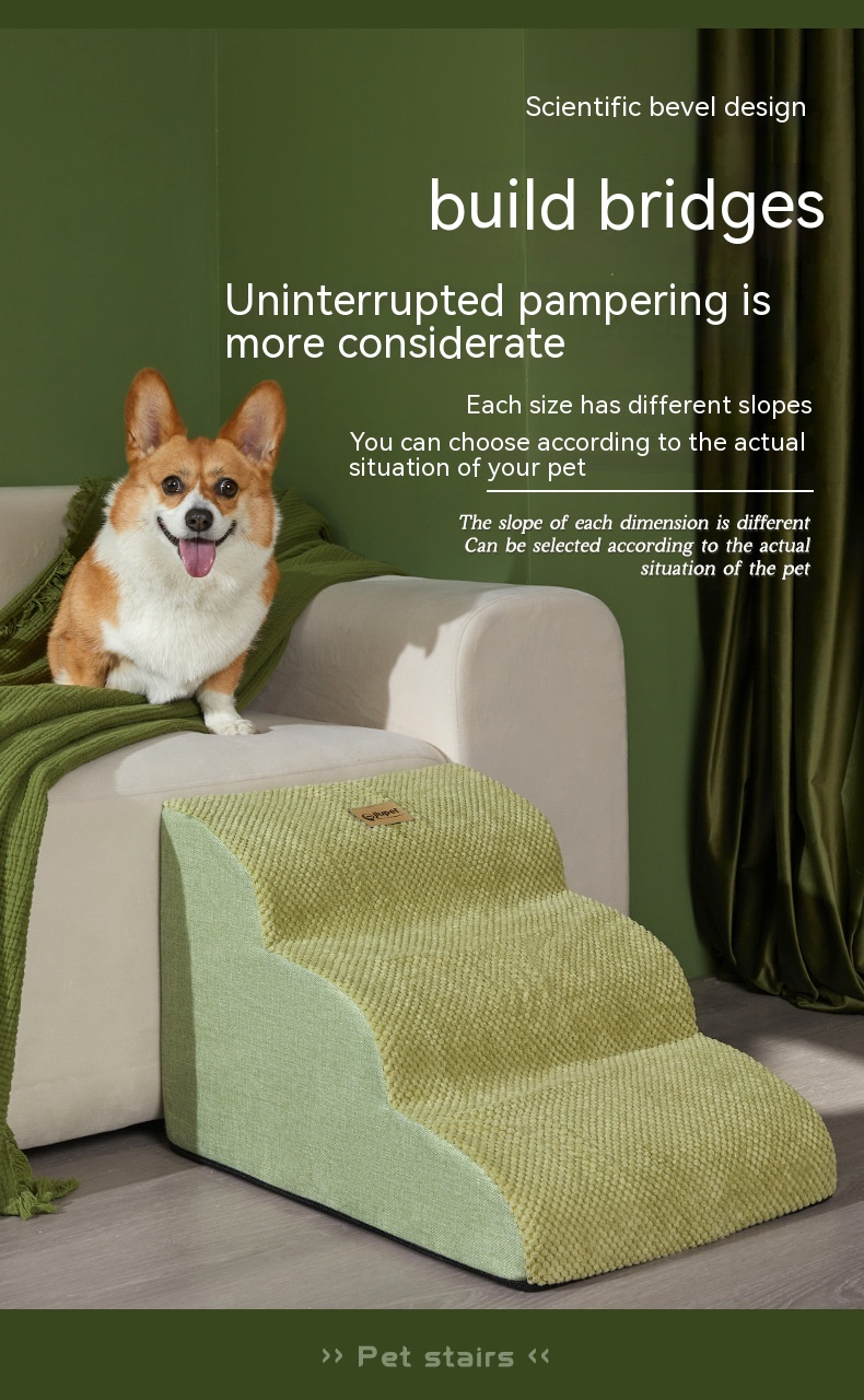 Gentle Years Cushioned Pet Stairs